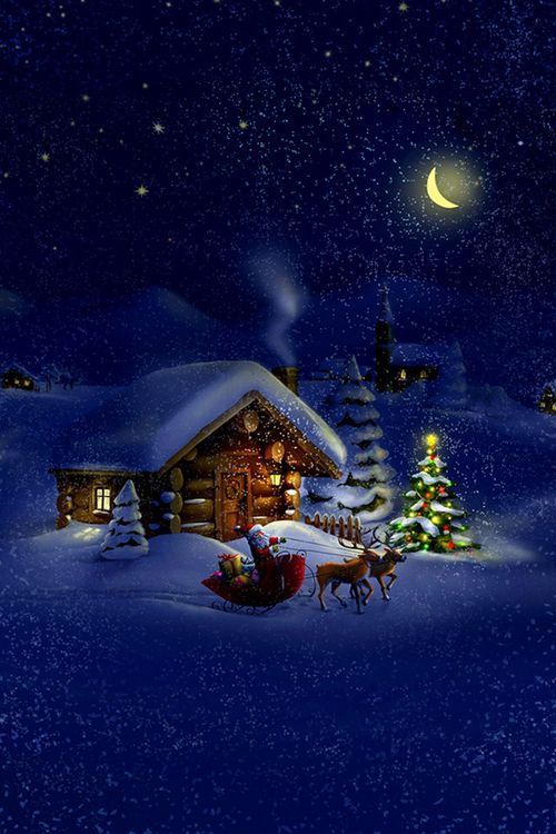 Top 60+ Hình Nền Giáng Sinh 3D Đẹp Chất Ngầu Nhất Hiện Nay 90 Hình nền giáng sinh 3D ông già Noel cùng các chú nai