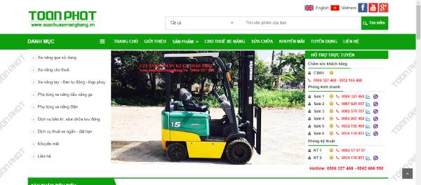 Top 10 công ty bán xe nâng điện uy tín giá rẻ tại TP HCM 20 Công ty bán xe nâng điện uy tín giá rẻ tại TP HCM