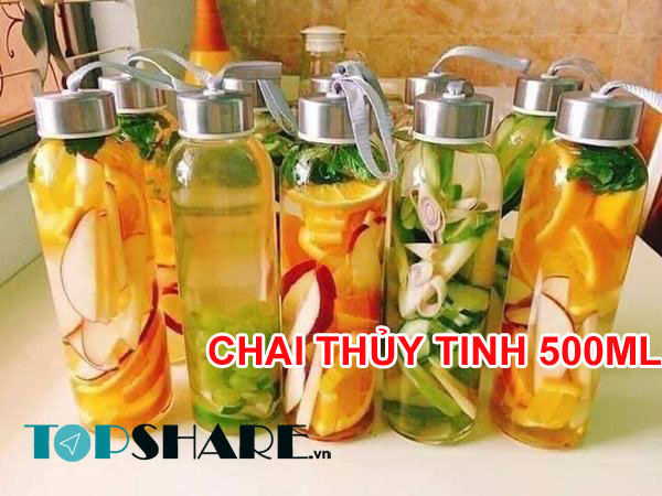 Chai thủy tinh 500ml giá rẻ, chất lượng tốt