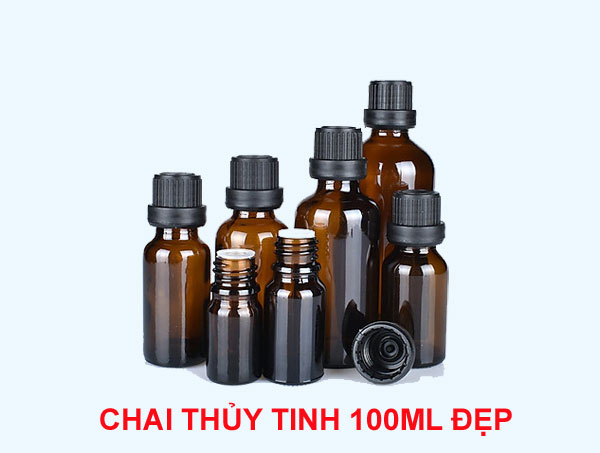 Top 10 chai thủy tinh 100ml đẹp, giá rẻ và đang được ưa chuộng nhất hiện nay