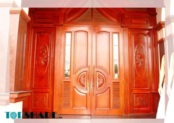 Top Những Mẫu Cửa Gỗ 4 Cánh Đẹp 2020 - Ai nhìn cũng mê 54 Mẫu cửa gỗ 4 cánh mang phong cách siêu cổ điển