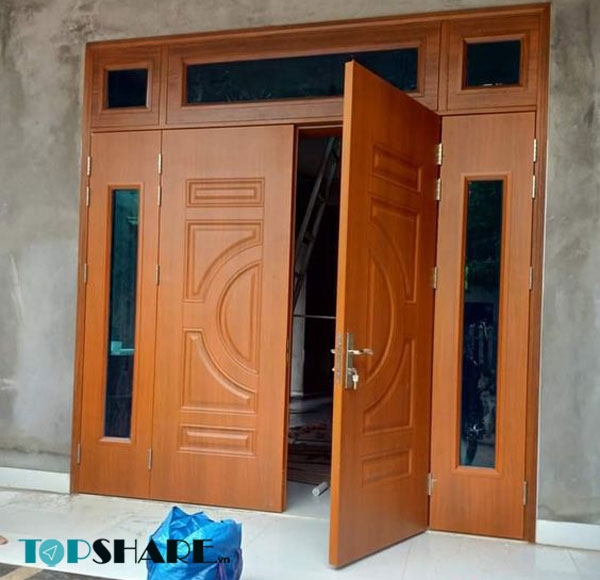 Top Những Mẫu Cửa Gỗ 4 Cánh Đẹp 2020 - Ai nhìn cũng mê 49 Mẫu cửa gỗ 4 cánh mang phong cách cổ điển và đơn giản