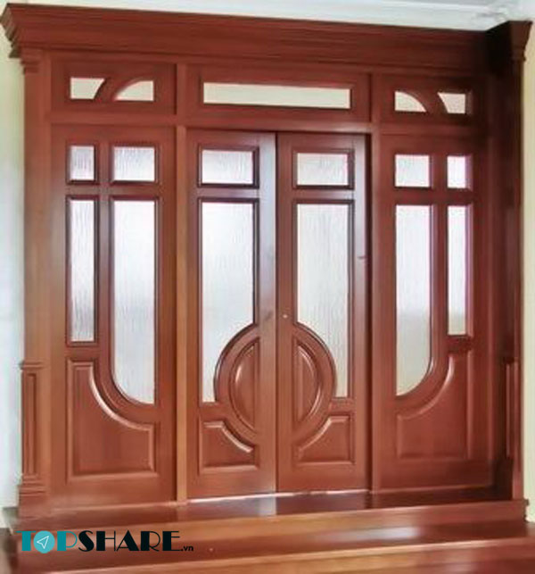 Top Những Mẫu Cửa Gỗ 4 Cánh Đẹp 2020 - Ai nhìn cũng mê 33 Mẫu cửa gỗ 4 cánh đẹp và đơn giản