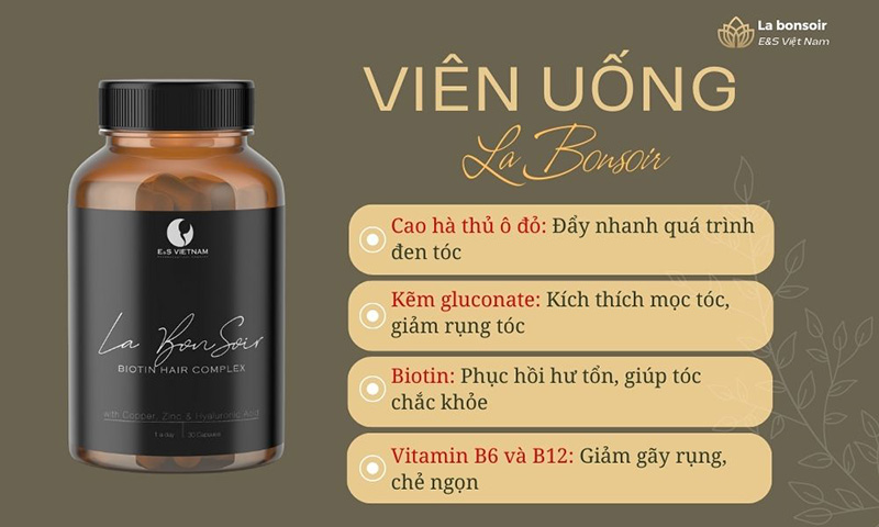 Review chi tiết viên uống trẻ hóa tóc La Bonsoir, liệu có hiệu quả như lời đồn? 7 Hiệu quả của viên uống trẻ hóa tóc La Bonsoir