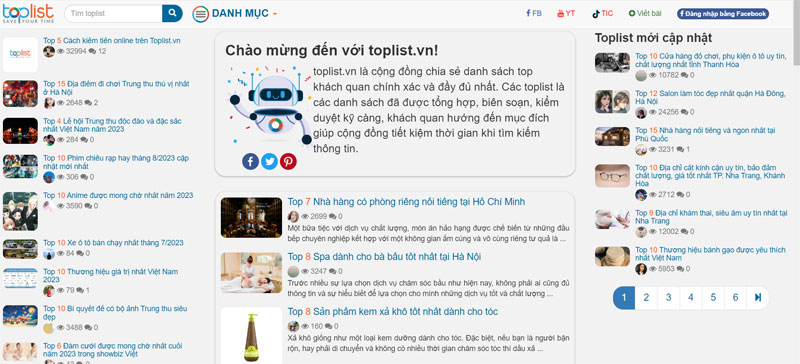 Top 8 Trang Web Review đánh giá sản phẩm tốt nhất hiện nay 15 Toplist.vn