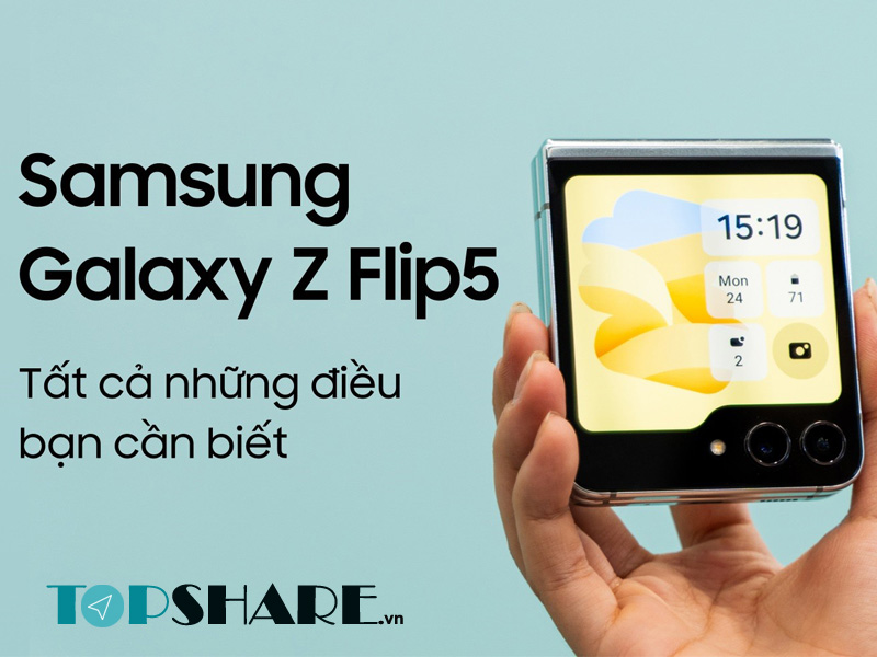 Đánh giá Z Flip 5 - Smartphone mang thiết kế điện thoại gập Samsung 7 SamSung Galaxy Z Flip 5
