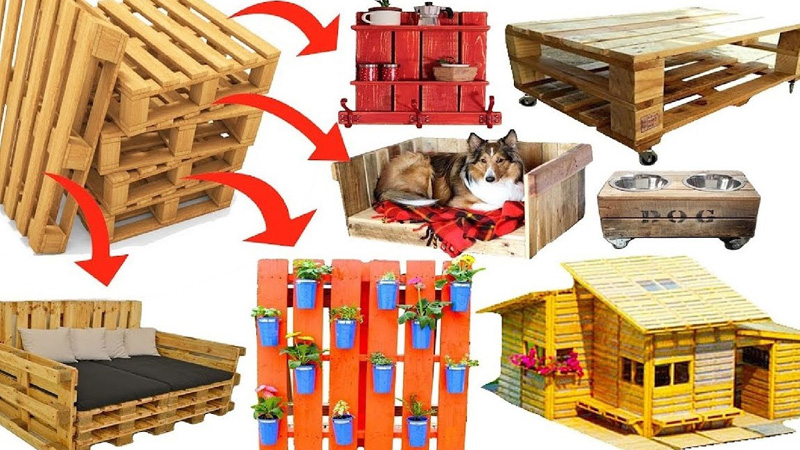 Pallet gỗ có tốt không? Mua pallet gỗ ở đâu TPHCM uy tín? 9 Các ứng dụng của Pallet
